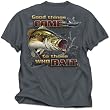 Buckwear Good Things Bass (Charcoal) Short Sleeve Tshirt