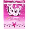 bunting - pink 60th