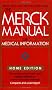 The Merck Manual of Medical Information: Home Edition (Merck Manual of Medical Information, Home Ed. (Mass Market Paper))