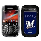 Milwaukee Brewers - stitch design on BlackBerry&Acirc;&reg; Bold 9900 9930 Hard Case