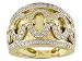 Jewelry : 10KT .75CTW DIAMOND POLISHED AND TEXTURED OVAL LINK DESIGN RING