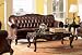 Sofa in Brown Tri-Tone Leather - Coaster