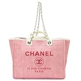 (シャネル)CHANEL シャネル チェーン トートバッグ 2WAYショルダーバッグ ドーヴィル コットンキャンバス ココマーク PINK/ピンク A66941 PK [並行輸入品]