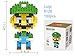 LOZ 3box Diamond Block Mario Luigi Yoshi Toys Compatible Nano Block Parent-child Games Building Blocks Children's Educational Toys (100% New, No Original Packaging!)