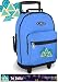Tri Delta Dolphin Design Rolling Blue Backpack Tri Delta - Wheeled Travel or School Carry-On Trolley Travel Bags with Wheels - Best Quality-