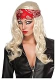 51jA7ye0eNL. SL160  Rubies Costume Co Womens Lady Gaga Judas Video Wig and Bandana, Blonde, One Size