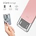 DesignSkin IP7PDSS26303 Slider Slim S2 Dual PC Layer Wallet Case with Card Slot for iPhone 7 Plus - Baby Pink