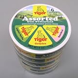 Tiger 6 Pack of Assorted Flavors 2.25 pound by