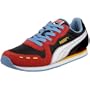 PUMA Men's Cabana Racer II Sneaker,Red/White/Pearl Blue,11 D