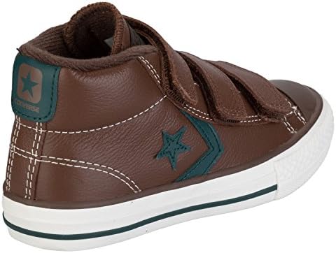 Converse Boy's Star Player Ev Mid Sneaker US5 Brown