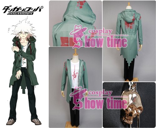 Dangan-Ronpa2 Nagito Komaeda Cosplay Costume Please E-mail Us Your Measurements