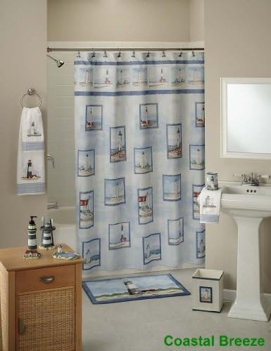 Coastal Breeze Lighthouse Waste Can