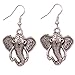YAZILIND Jewelry Elephant Head Long Nose Ear Wire Hook Dangle Earrings