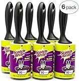 Scotch-brite Jumbo Lint Roller, 90 Sheets "Pack of 6" (A Total of 540 Sheets)