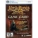 The Lord of the Rings Shadows of Angmar Prepaid 60-Day Game Time Card The Lord of the Rings Shadows of Angmar Prepaid 60-Day Game Time Card