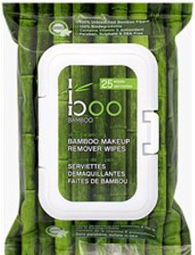 New - Boo Bamboo Makeup Remover Wipes - 25 Count