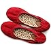Ollio Women's Ballet Shoe Cute Comfort Faux Suede Multi Color Flat
