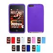 PURPLE TEXTURE Silicone Case Skin Protector Cover for Apple iPod Touch 2 2G 2nd Generation 8GB 16GB 32GB + LCD Screen Protector (Many Colors Available)