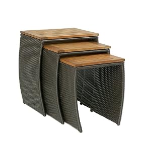 Outback Chocolate-Hardwood Plateau Tables by 