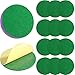 94 mm Air Hockey Mallet Felt Pads Replacement Air Hockey Pushers Pads Green Self Adhesive Felt Sticker for 96 mm Air Hockey Pushers (12 Packs)