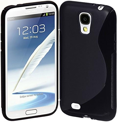 Zone Shop (TM) S-Line Series Black TPU Durable Flexible Gel Rubber Case Cover for Samsung Galaxy S4 SIV S IV 4 GS4 / i9500 by Zone Shop