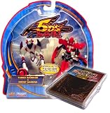 Yu-Gi-Oh 5Ds Action Figures - Turbo Warrior and Ghost Gardna 2.5 inch Figures plus 20 Yu-Gi-Oh card gift set