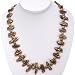EXP Handmade Pearl & Silver Floral Bead Necklace