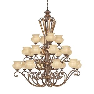Eminence Twenty Light Chandelier in Brulee by Kichler