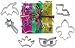 6 pc Mardi Gras cookie cutter set