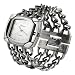 Geneva Platinum 3 Chain Band Antique Finish Watch