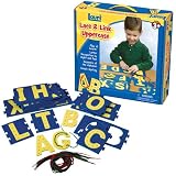 Lauri Toys Lace and Link Letters (Uppercase)