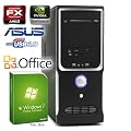 Leiser PC - CSL Sprint A20221 (Hexa) - Multimedia SixCore! PC-System mit AMD FX-Series FX-6100 6x 3300 MHz, 1000GB SATA, 8192MB DDR3, ASUS Mainboard, GeForce GT 430 4096MB, DVD-RW, CardReader, 7.1 Sound, GigLAN, USB 3.0, Windows 7 Home Premium, Office 2010