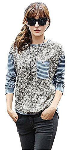 長袖Tシャツ ラウンドネック ボーダー シンプル Tシャツ カジュアル キュート エレガンス レディース 冬物 春物 可愛いスカーフ付き R761