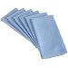 DII Coastal Ocean Blues Variegated Weave Napkin, Set of 6