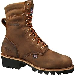 Thorogood 804-3550 American Heritage Insulated Logger Safety Toe 8 inch