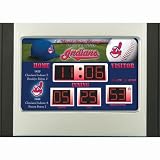 MLB Cleveland Indians Scoreboard Desk Clock
