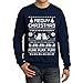 TeeStars - Meowy Christmas Ugly Sweater - Cute Xmas Party Sweatshirt