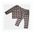 Men's Izod Long-sleeve Coat-style Cotton Flannel Pajamas