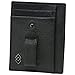 Alpine Swiss Double Diamond Menâ€™s RFID Money Clip Front Pocket Wallet Black
