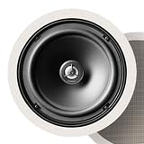 Definitive Technology UIW83/A Round In-Ceiling Speakers (Pair, White)