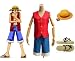 One Piece Monkey D Luffy Cosplay Costume,+ Monkey D Luffy Hat and shoes,size L (height 5'5-5'7,weigh