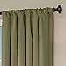 Eclipse Kendall Modern Blackout Thermal Rod Pocket Window Curtain for Bedroom or Living Room (1 Panel), 42 X 63, Artichoke