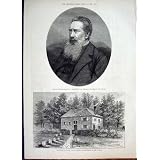 Portrait Osborn Penn Grave Jordans Buckinghamshire 1881