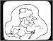 Decorated Mouse Pad with man, 