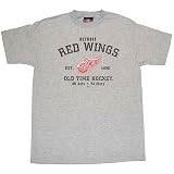 Detroit Red Wings - Red Wings Old Time Hockey Gray Arch Tee