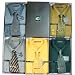 5-lot Eterno Italy Men's Italian Dress Shirt & Tie Sets - Neck Size 14. 5 - (E56145)