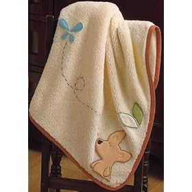 Down Under Appliqued Sherpa Blanket by Baby Martex