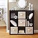 Better Homes and Gardens 9-cube Organizer Storage Bookcase Bookshelf Cabinet Divider Multiple Colors - Espresso