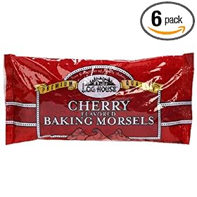 Log House Cherry Flavored Chips, 10-Ounce Packages (Pack of 6)