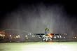F-16 Fighting Falcon (Touch Down at Night) Art Poster Print - 13" X 19"